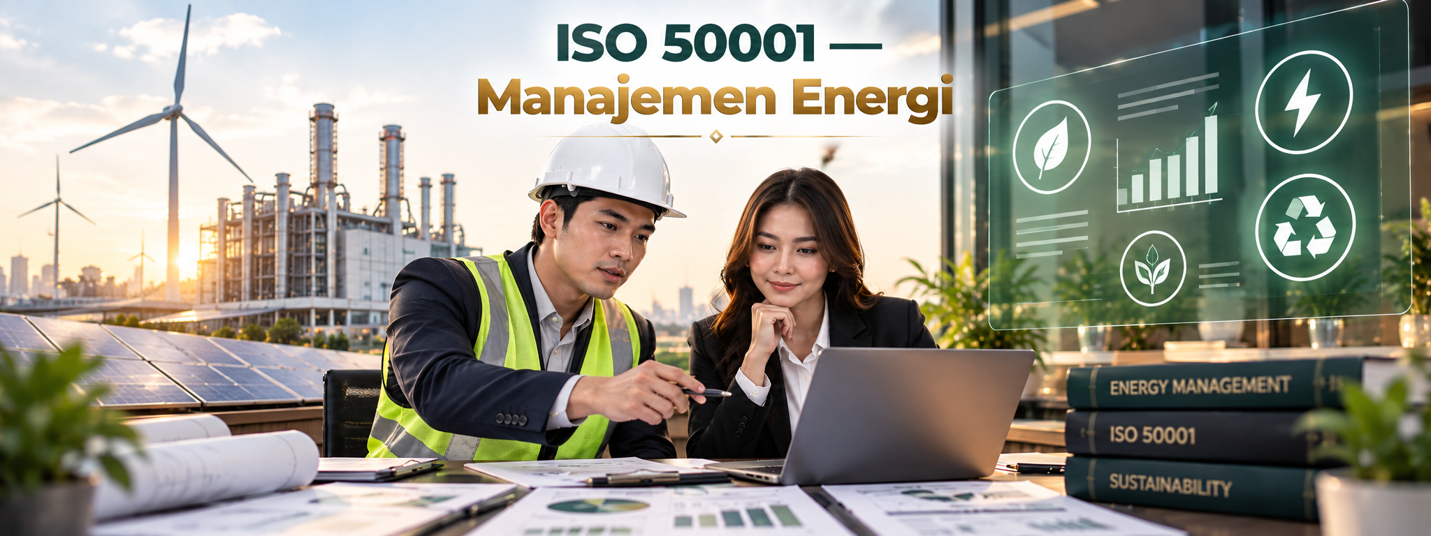 Ilustrasi ISO 50001 — Manajemen Energi